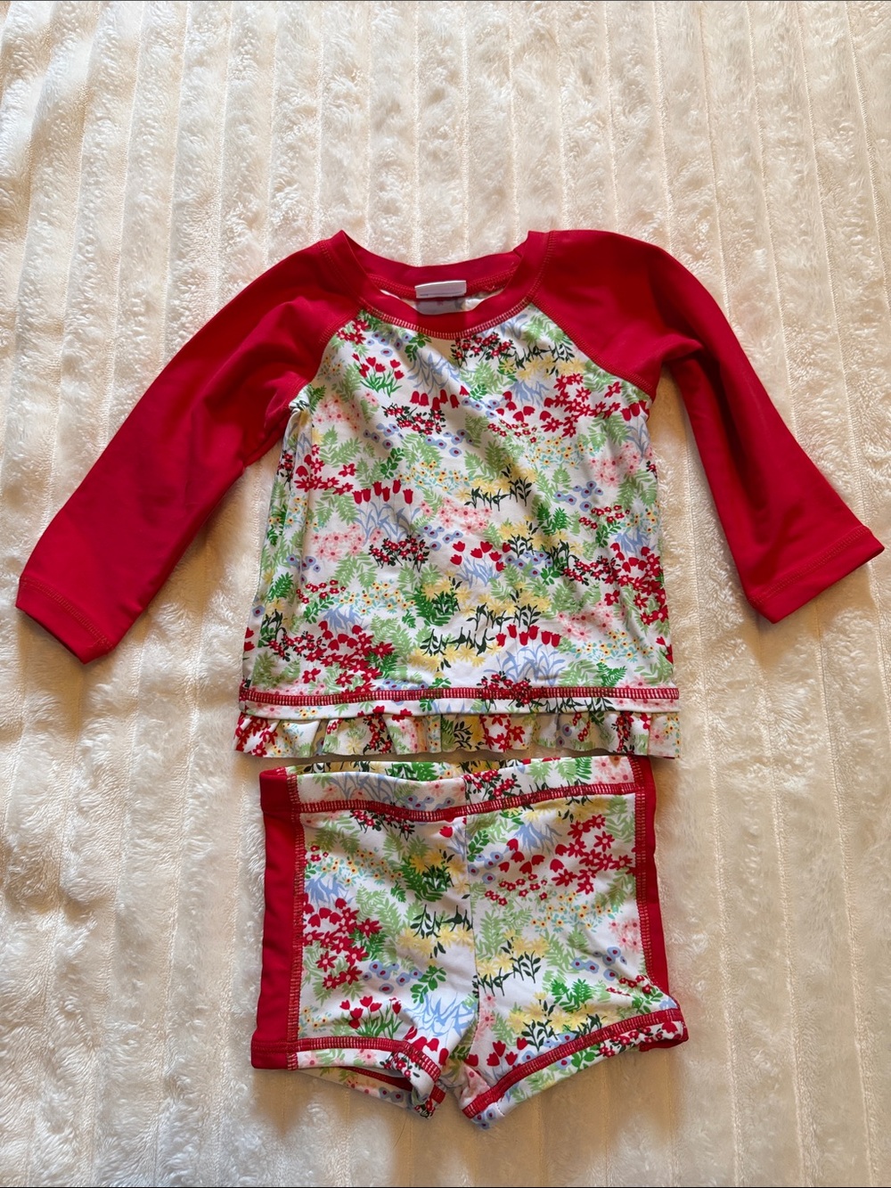 Hanna Andersson Rashguard Top & Shorts set